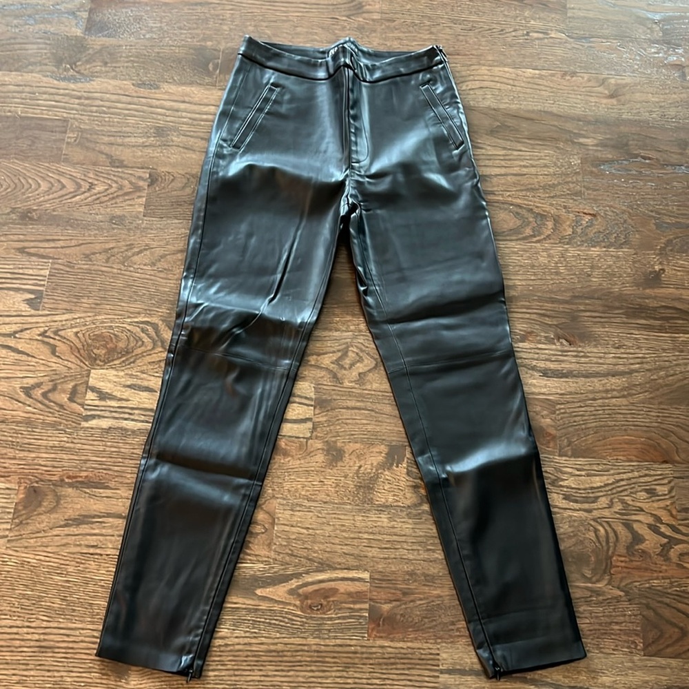 Zara Faux Leather Pants | Size M